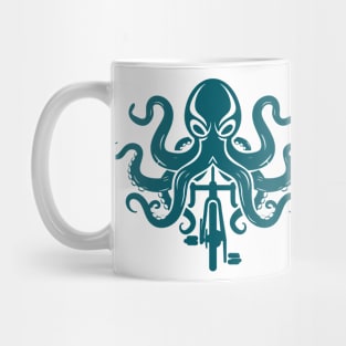 Cycling octopus Design Mug